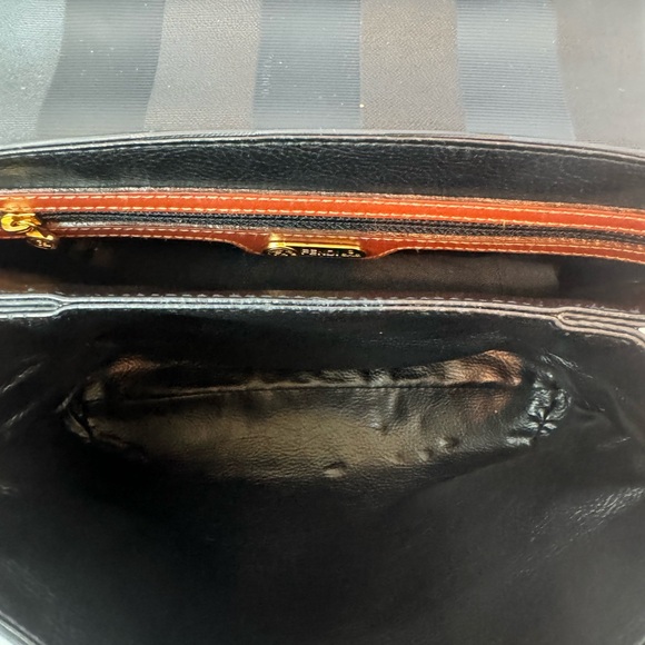 Fendi Convertible Pequin Top Handle/Sling Bag - Picture 13 of 16